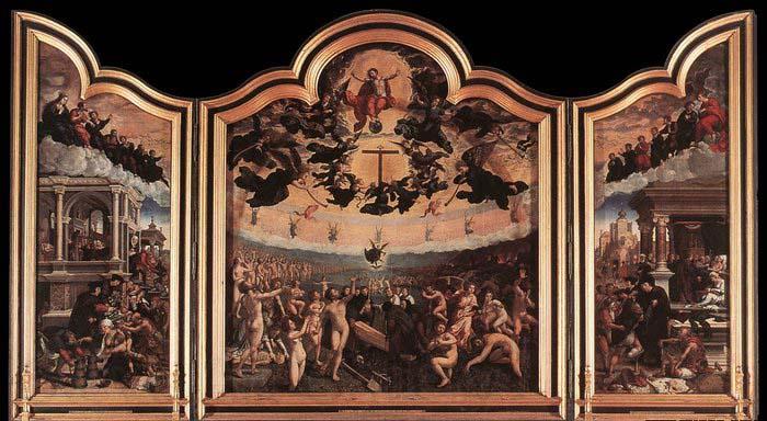 unknow artist The Last Judgment Germany oil painting art